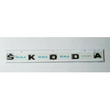 GENUINE Skoda Scala rear emblem black SKODA 